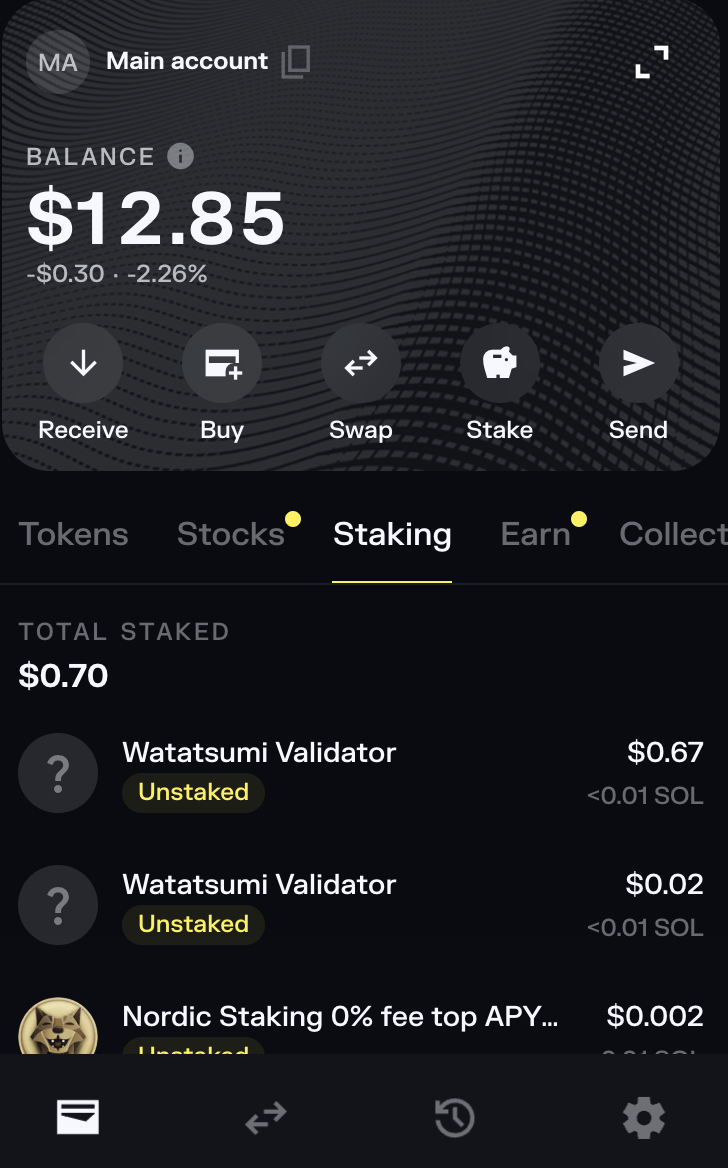Solflare Staking Options Overview