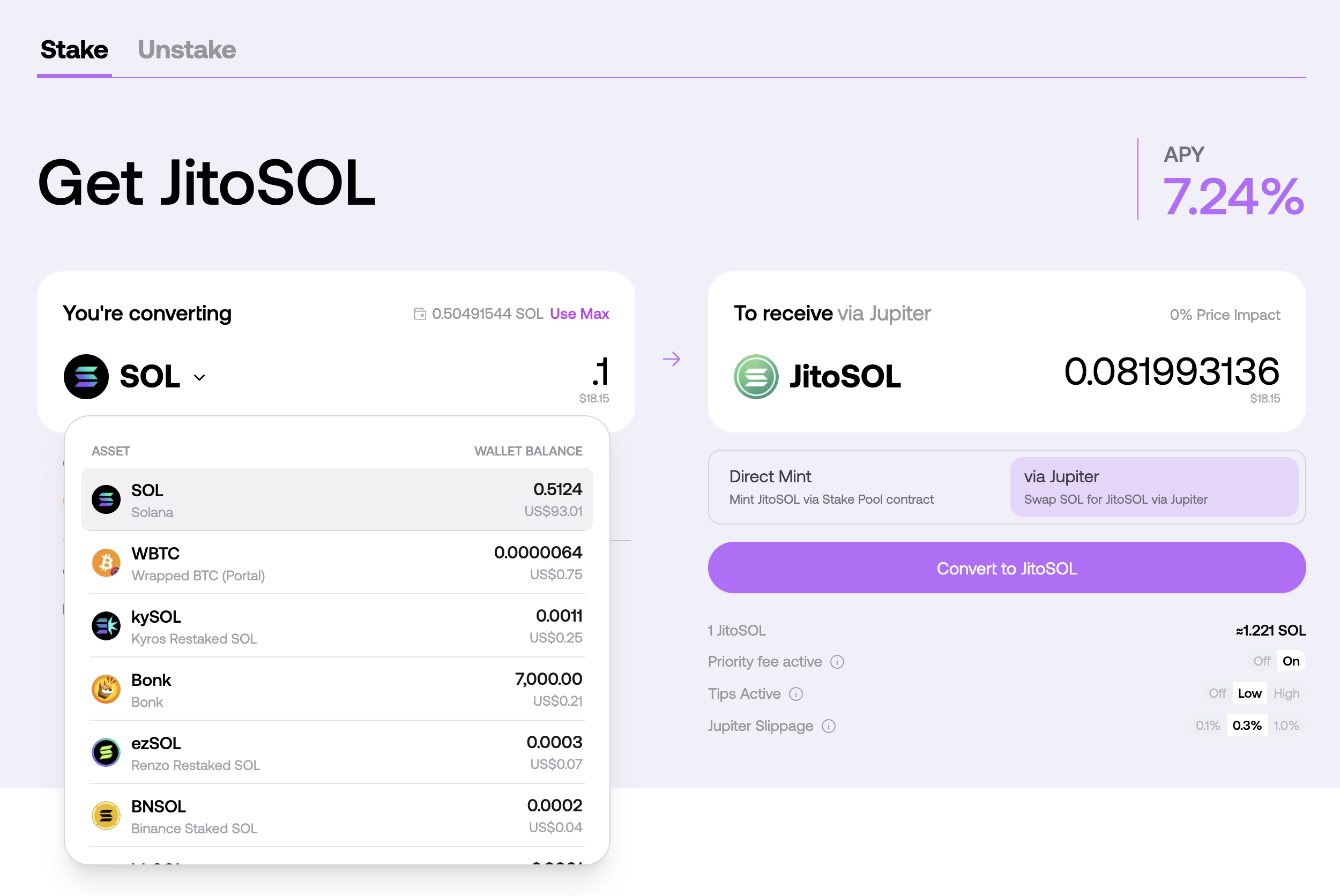 SPL Token Options