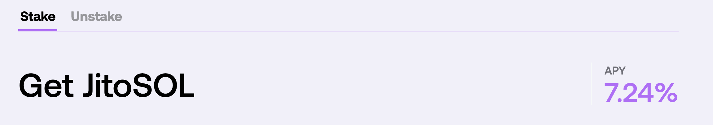 Stake/Unstake Toggle
